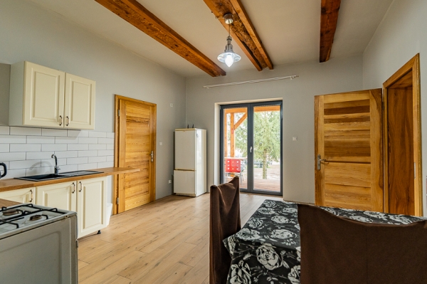 Przestronna kuchnia dla gości