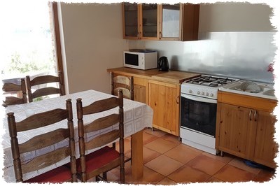 Kuchnia z jadalnią do dyspozycji gości