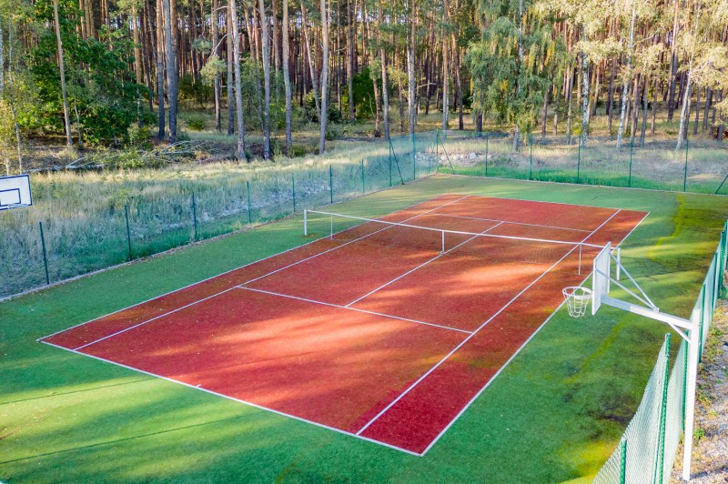 Kort tenisowy okolice Skwierzyny i Międzychodu
